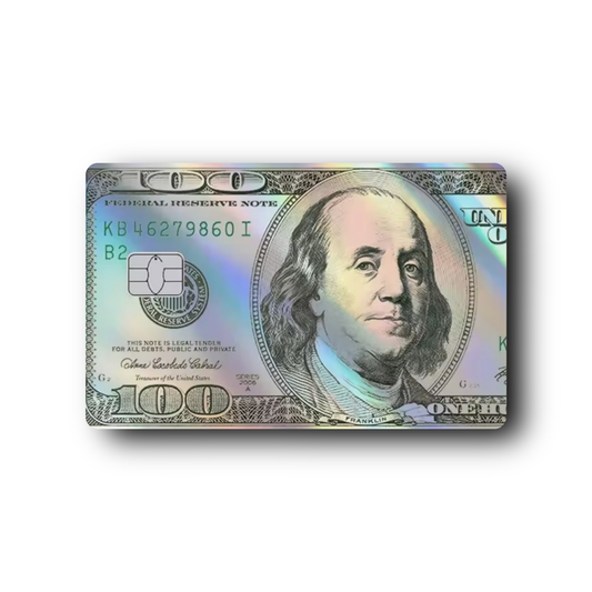 "100 Dollar Bill" Card (Holographic)
