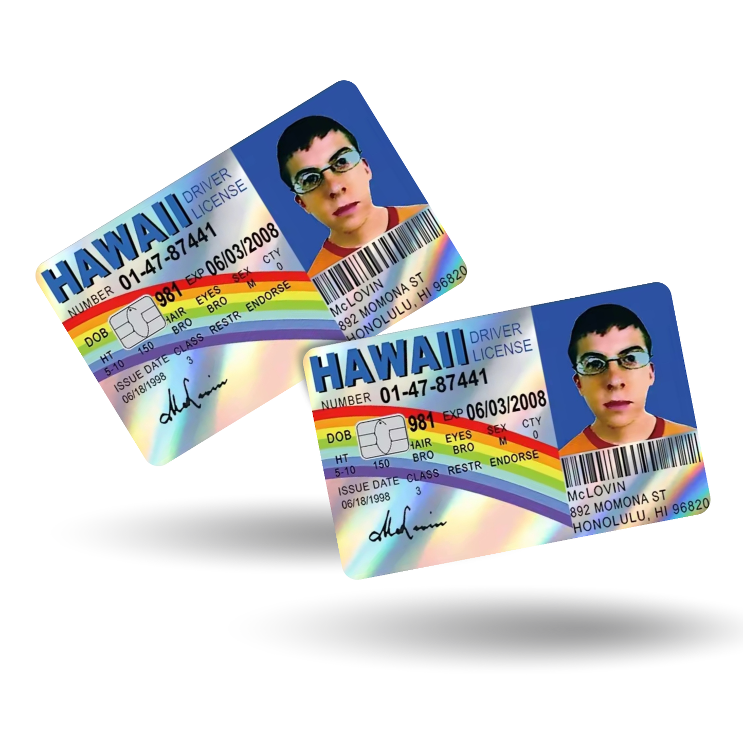 McLovins' Driver License (Holographic)
