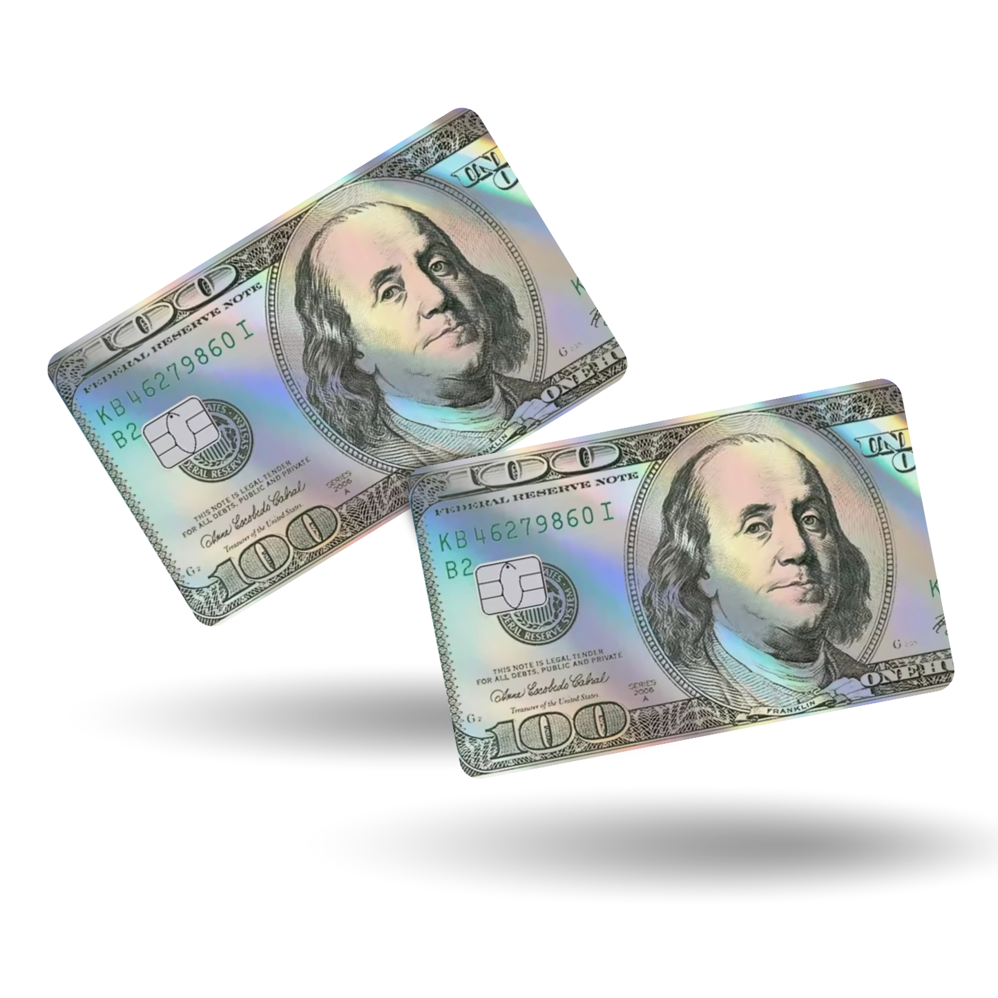 "100 Dollar Bill" Card (Holographic)