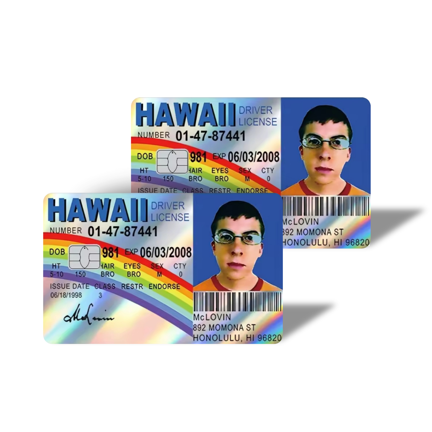McLovins' Driver License (Holographic)