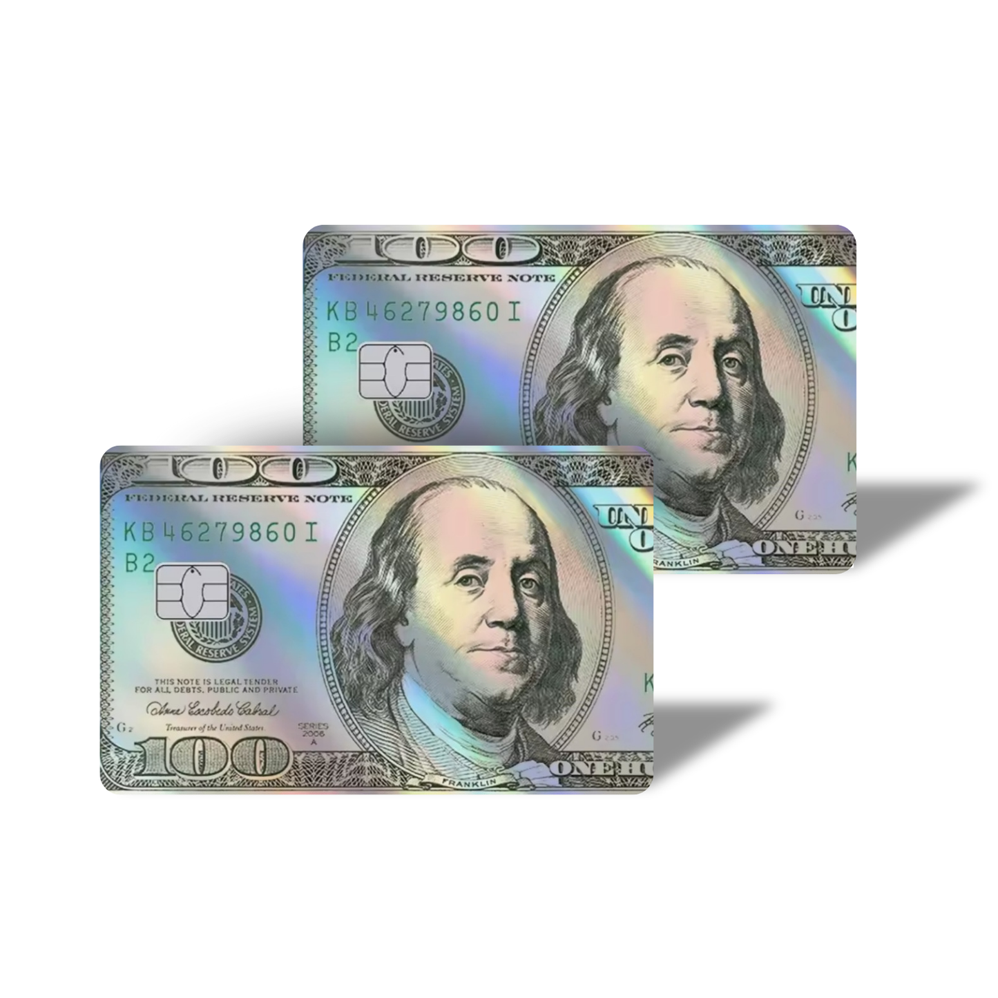 "100 Dollar Bill" Card (Holographic)
